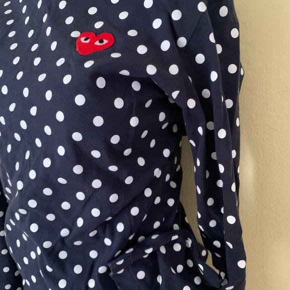 COMME DES GARCONS PLAY POLKA DOT SHIRT - Picture 11 of 13